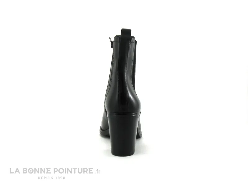 Achat chaussures Fantasy Ykx Co Femme Bottine, vente Fantasy Malik 472-011FY Noir - Ruban - Zip - Boots talon haut