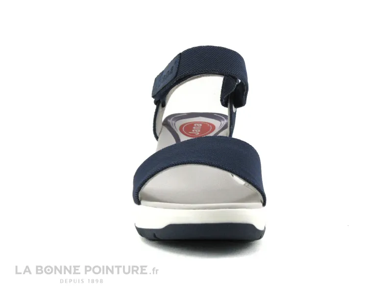 Achat chaussures Jana Femme Sandale et Nu-pieds, vente Jana 8-28761-20 Navy - Sandale bleu marine Femme - Talon compense