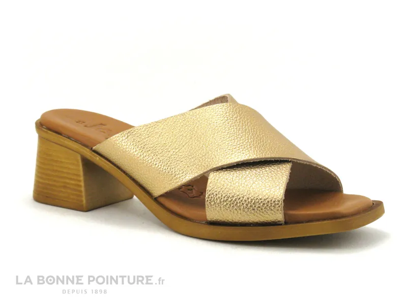 Achat chaussures Jordana Femme Mule, vente Jordana 3786 galaxy cuarzo - Mule Rose gold - Talon carre