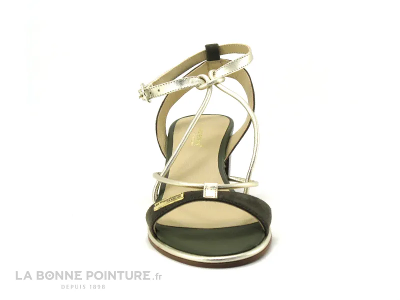 Achat chaussures Les Tropéziennes M.Belarbi Femme Sandale et Nu-pieds, vente Tropeziennes LILONBUC 63578 - Kaki Or - Sandale tal