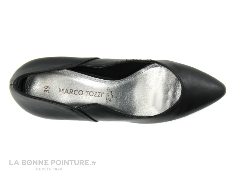Achat chaussures Marco Tozzi Femme Escarpin, vente Marco Tozzi 2-22406-26 Black - Escarpin pointu noir - Talon haut