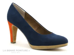 Achat chaussures Marco Tozzi Femme Escarpin, vente Marco Tozzi 2-22441-26 Navy Multi - Escarpin talon haut