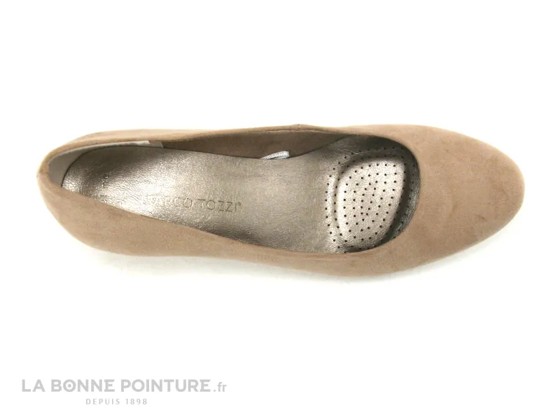 Achat chaussures Marco Tozzi Femme Escarpin, vente Marco Tozzi - 22305-34 nude - Escarpin beige petit talon