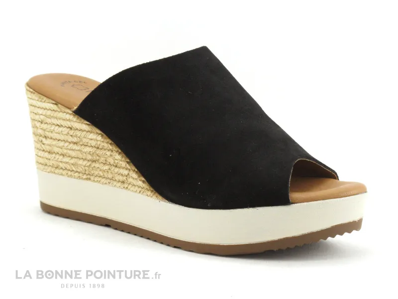 Achat chaussures Millennials Shoes Femme Mule, vente Millenials 3222 Noir - Mule talon haut compense