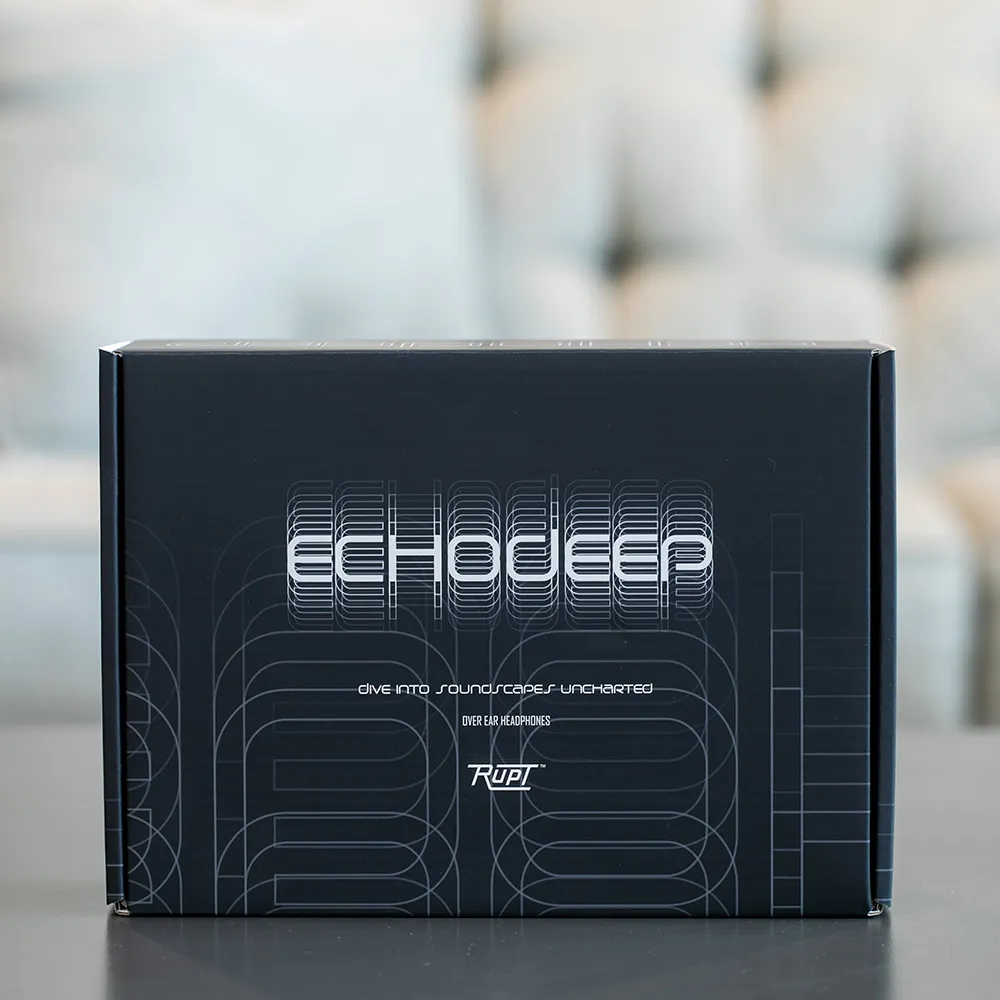 Casque audio personnalisable sans fil pliable en plastique recyclé - ECHODEEP - Vertlapub