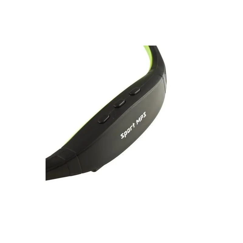 Casque MP3 sport sans fil lecteur audio running vert 32 Go