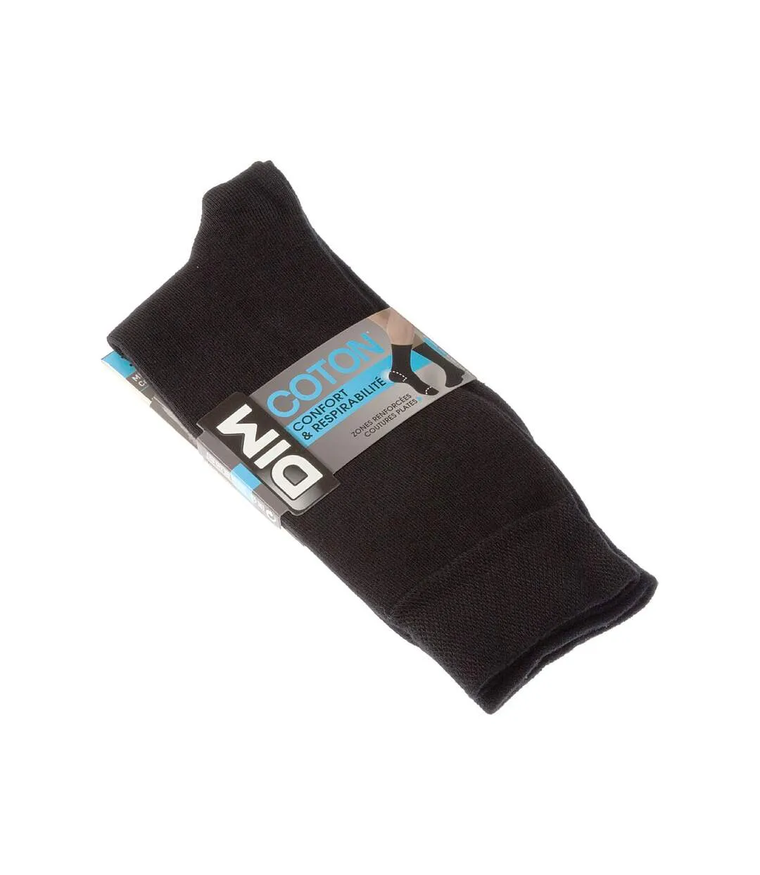 Chaussette Niveau mollet - Lot de 3 - Talon renforcé - Pointe renforcée - Coutures plates - Respirantes - Sans bouclette - Coton