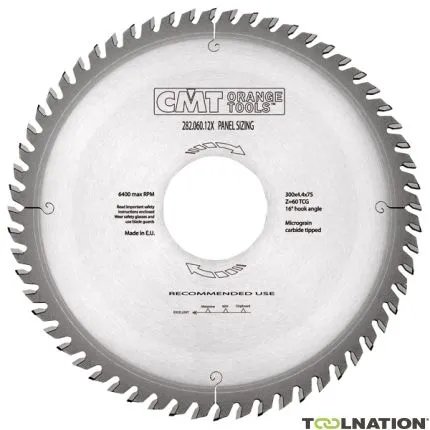 CMT 282.072.14M Lame de scie avec limiteur de copeaux 350 x 30 x 72D