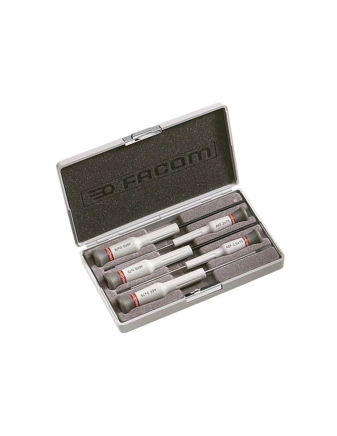 Coffret de 5 tournevis Micro-Tech® Fente - Pozidriv® - AEF.J5 - Facom
