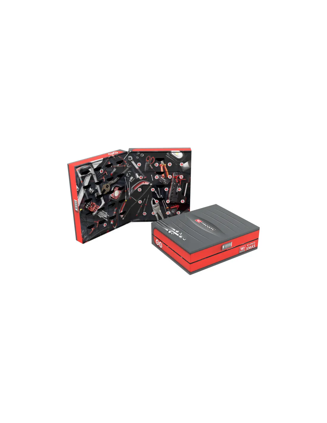Coffret de l'Avent Serrage/Vissage ¼" 23 Pièces | R1PICO.XMAS - Facom