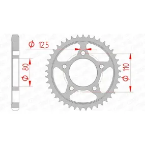 Couronne AFAM 44 dents acier pas 530 type 10605 Honda