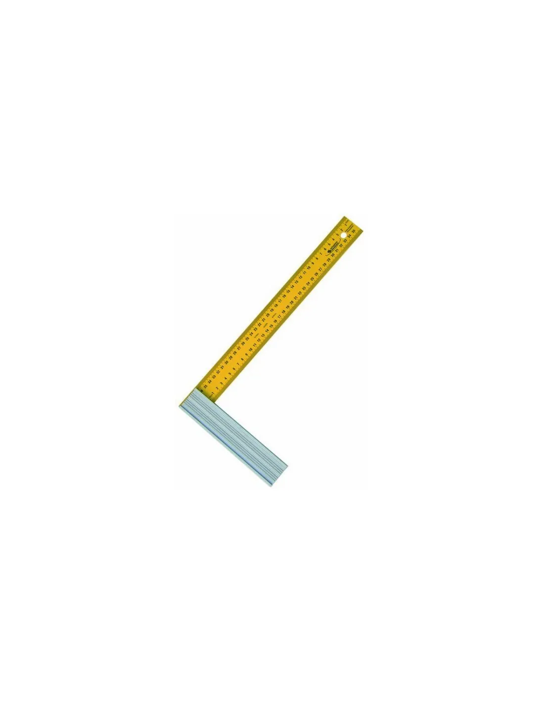 Equerre droite lame acier talon alu