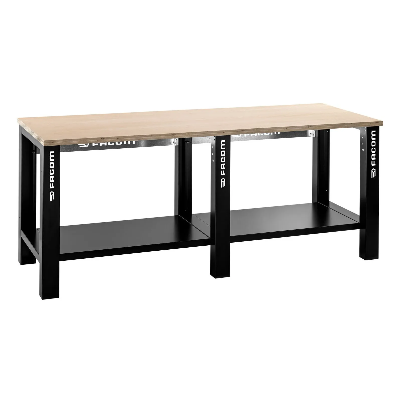 Etabli Standard Chassis Acier FACOM® - Plateau Bois 2,0 Mètres - WB2.2000WPF