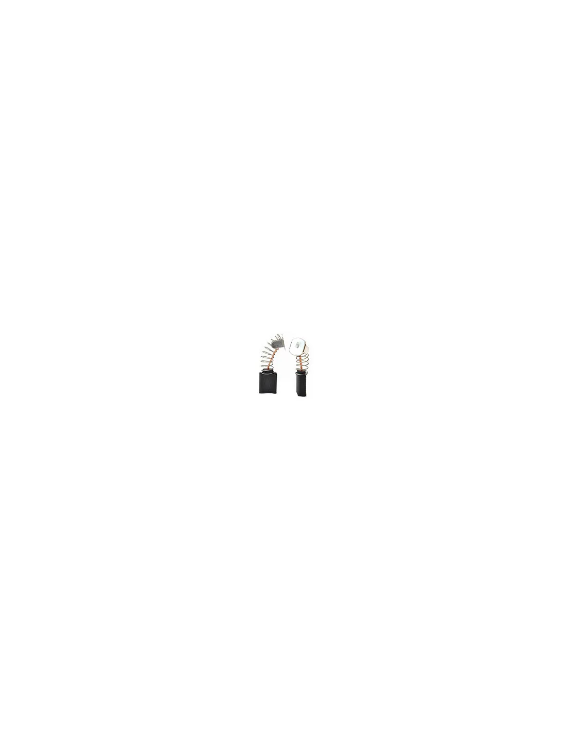 Jeu de 2 charbons adaptable pour BOSCH. Dimensions: 6,35 x 14,28 x 16,5mm. - NCE0162