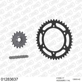 Kit chaine 525 AFAM - Couronne acier - Type de chaine au choix - YAMAHA TDM 850 1996-1998