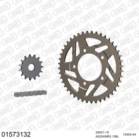 Kit chaine 525 AFAM - Couronne alu anti-boue - Type de chaine au choix - SUZUKI SV 650 S 1999-2007