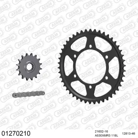 Kit chaine 530 AFAM - Couronne acier - Type de chaine au choix - YAMAHA FZ 6 S2 FAZER 2007-2009