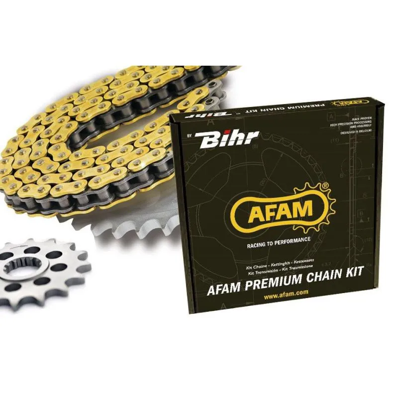Kit chaîne AFAM 520 type MR2 11/41 couronne ultra-light anodisée dur GAS GAS CONTACT 320 TX