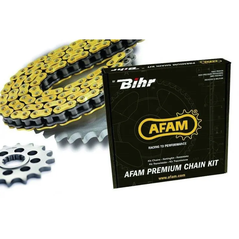 Kit chaîne AFAM 520MR2 14/53 standard - couronne ultra-light - piecemotoquad