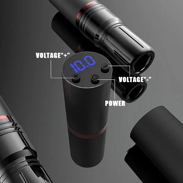 Kit de stylo tatouage sans fil YILONG pour maquillage continu - Haute performance