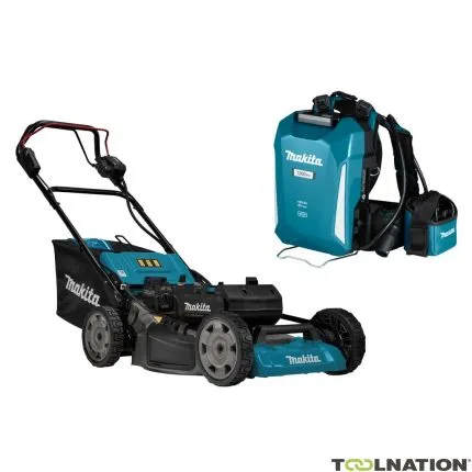Makita LM001CX5 tondeuse à gazon sans fil 36V à connecteur + sac à dos PDC1200