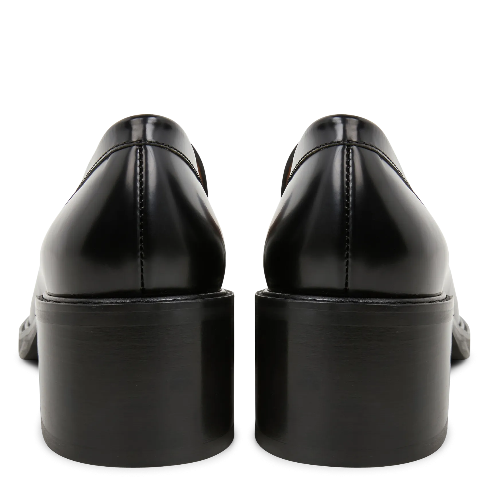 MOCASSINS à TALON EN CUIR N80 - RIVECOUR pour FEMME | Printemps