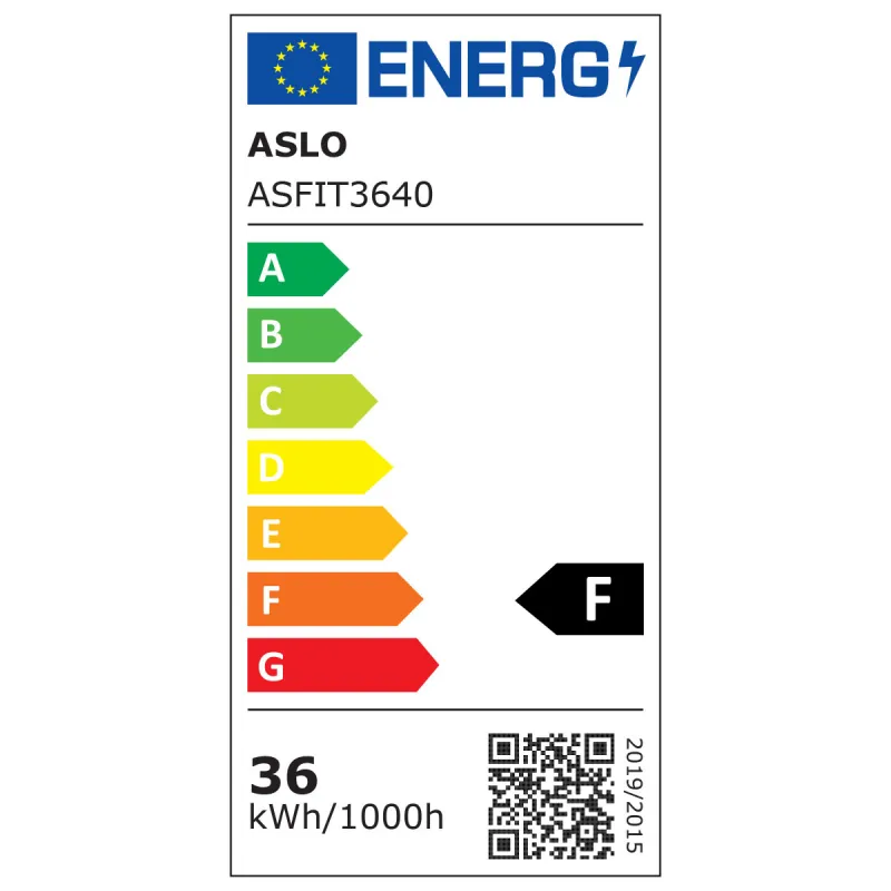 RÉGLETTE LED 36W 4000K 1213 x 21 x 153mm ASLO Éclairage Blanc neutre