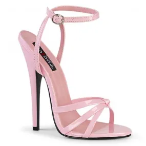 Sandale haut talon aiguille rose vernis petite et grande pointure