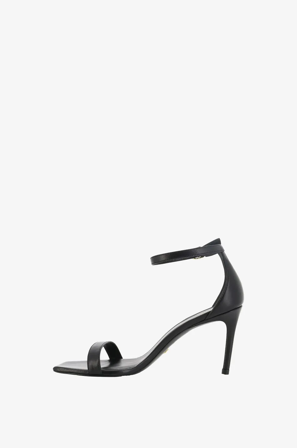 Sandales en cuir lisse à talon Nunakedcurve 85